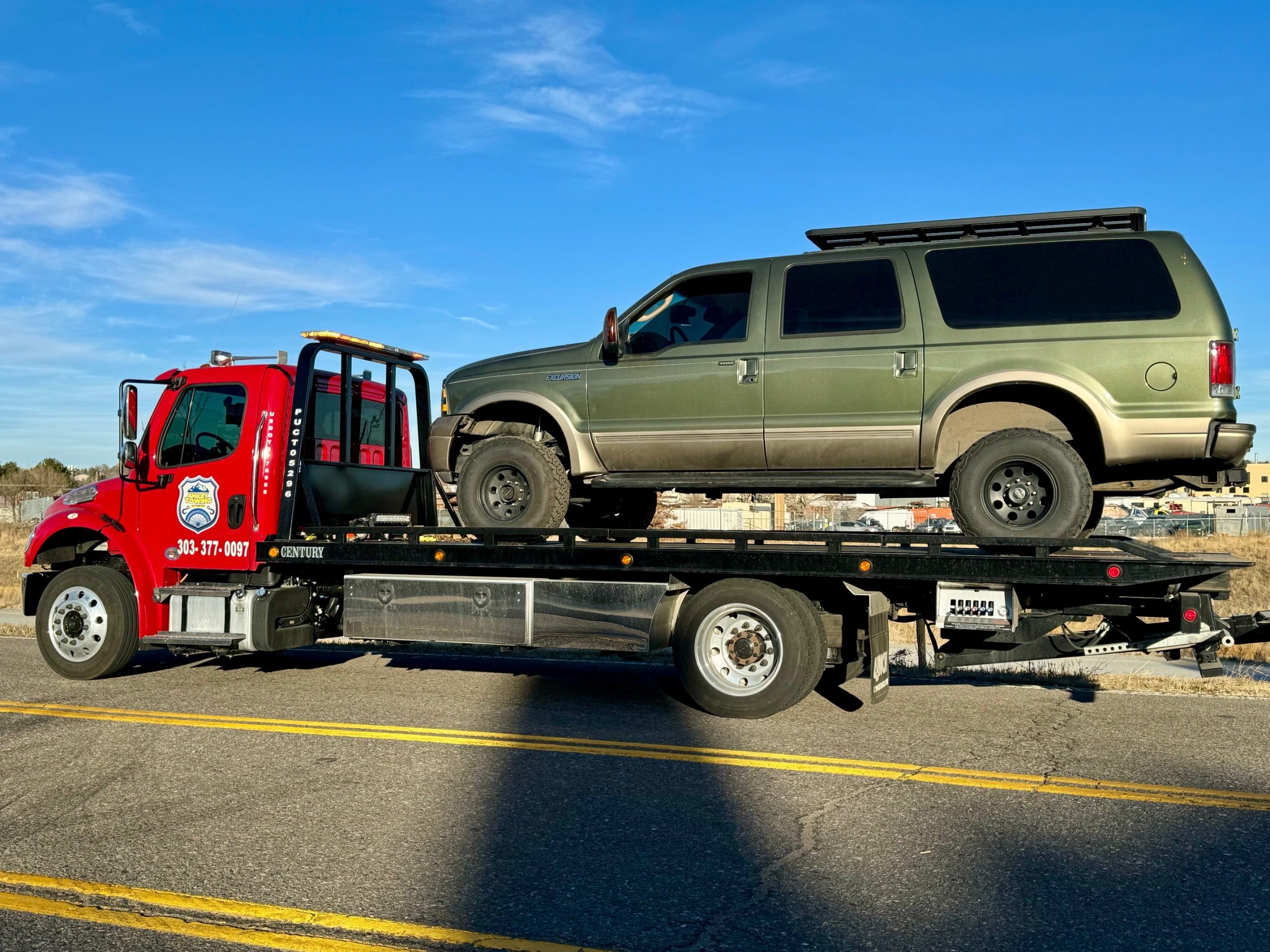 this image shows towing services in Brighton, CO
